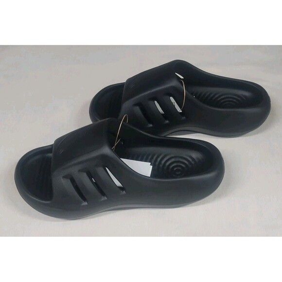 adidas AdiFOM IIInfinity Slide Triple Black Men\'s Size 10 Slip On Sandals JI0397 main image 4